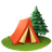 Cozy cabin in the woods